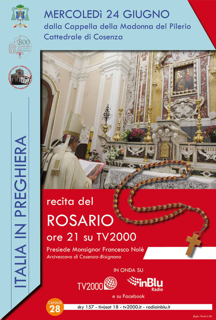 Rosario in diretta dalla Cattedrale di Cosenza