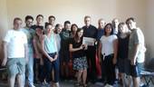 I giovani della parrocchia di San Carlo Borromeo in visita alla redazione di Parola di Vita