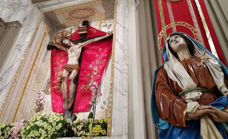 Al via i festeggiamenti in onore della Madonna Addolorata al Santuario del SS Crocifisso 