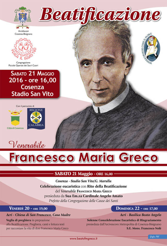 Beatificazione Francesco Maria Greco
