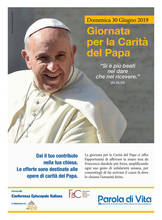 Giornata per la Carità del Papa 2019