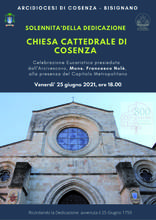 Solennità della dedicazione - Chiesa Cattedrale di Cosenza