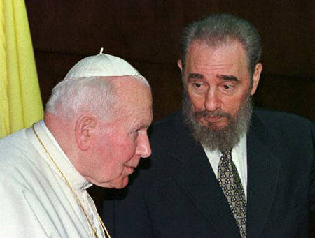 Fra poco l'incontro tra papa Francesco e Fidel Castro