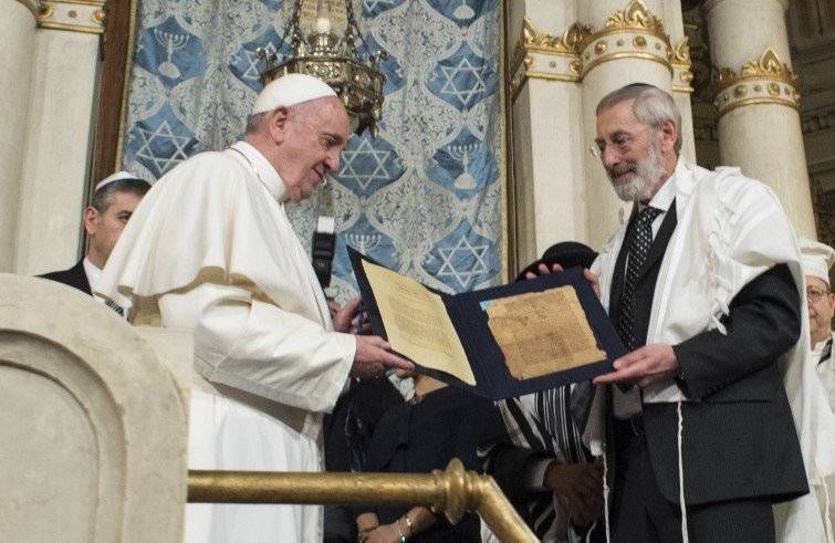 Gli auguri di papa Francesco per la Pasqua ebraica