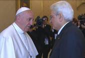 L'incontro papa Francesco - presidente Mattarella in nome della collaborazione tra Italia e Santa Sede