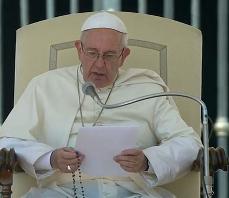 Papa Francesco: udienza, “mi commuove tanto sapere che tra vittime ci sono anche bambini”