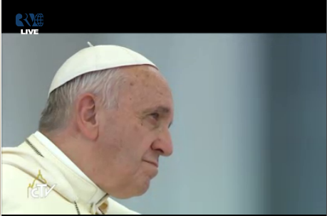 Preghiera per l'unità di papa Francesco alla convocazione RnS