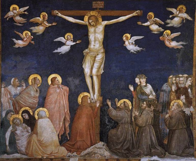 La croce : un abbraccio fra cielo e terra