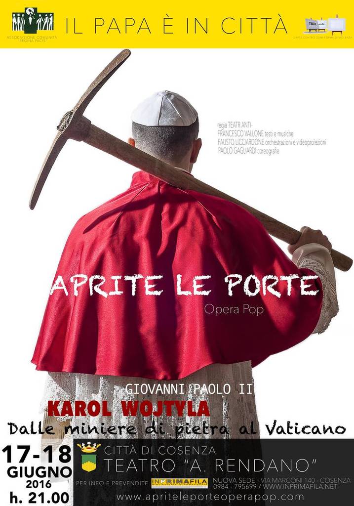 Uno spettacolo inedito su San Giovanni Paolo II