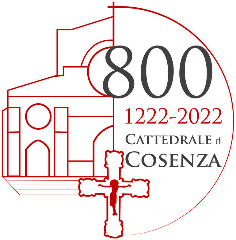 Il logo per l'anniversario degli 800 anni della Cattedrale di Cosenza