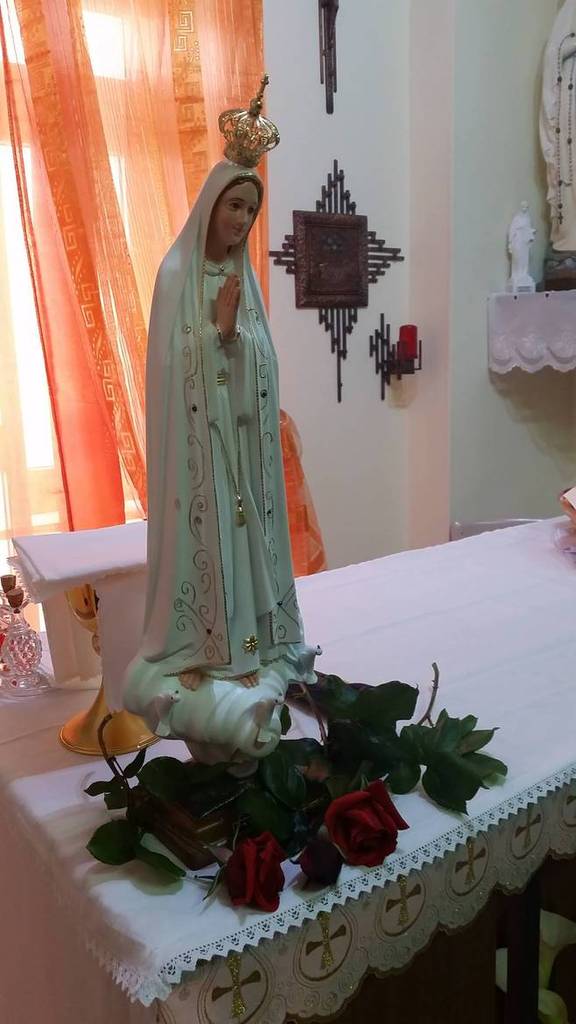 L'ospedale di Rogliano accoglie una statua della Vergine di Fatima