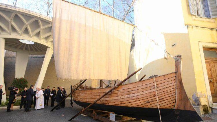 La Barca di Pietro nei Musei Vaticani