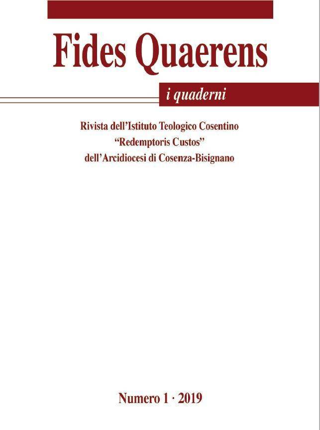 Quaderni di Fides Quaerens. Numero 1 · 2019