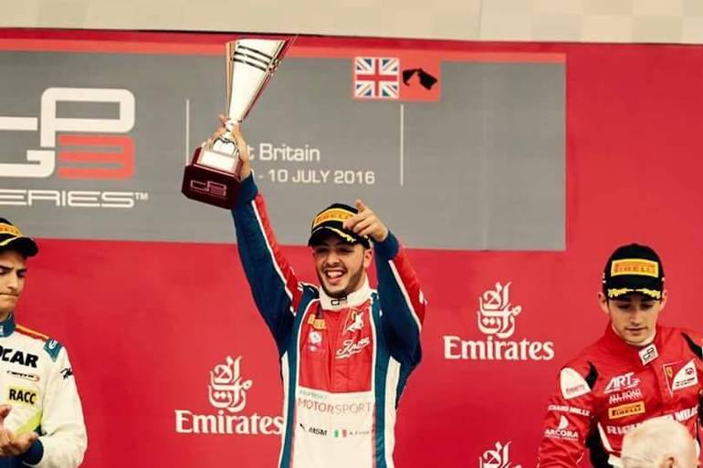 Antonio Fuoco trionfa a Silverstone in GP3. 