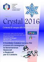 Domenica la prima edizione di “Crystal FISI 2016”