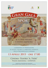 Il 13 aprile l’appuntamento con il Gran Galà dello Sport