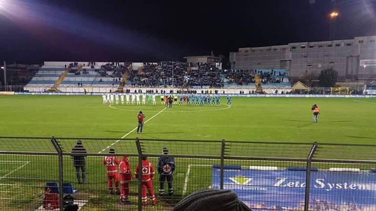 Matera - Cosenza finale (1-0) Gol di Rolando