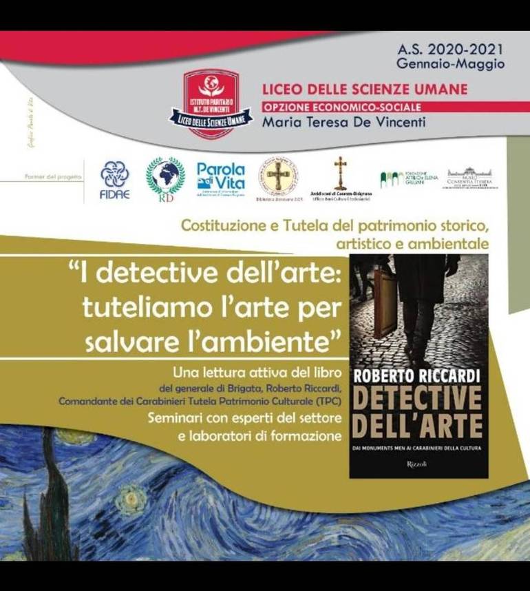 Al De Vincenti il 27 aprile il nuovo appuntamento del percorso seminariale “I detective dell’arte"