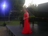 La pianista Ingrid Carbone ammalia il suo pubblico a Villa Rendano