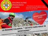Nota del Soccorso alpino e speleologico Calabria